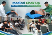 Pemain PSBS Biak menjalani Medical Check Up dan pemeriksaan rekam jantung di RS UMS A.R. Fachrudin Surakarta