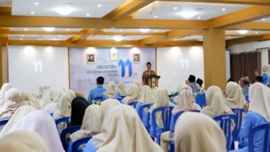 Suasana peringatan Milad ke-11 RS PKU Muhammadiyah Jatinom Klaten yang dihadiri jajaran PDM Klaten dan staf rumah sakit.