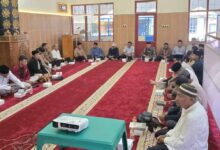Jamaah mendengarkan paparan pesan Islam sebagai petunjuk kebahagiaan dalam Kajian Jumat Legi PRM Jampiroso-Jampirejo Temanggung.
