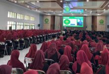 Suasana aula hari kedua PKKMB UMPWR 2026 dan Masta Universitas Muhammadiyah Purworejo