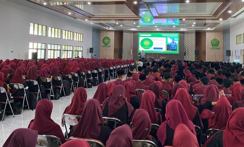 Suasana aula hari kedua PKKMB UMPWR 2026 dan Masta Universitas Muhammadiyah Purworejo