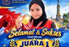 Sovi Aqilla Putri siswa SMP Cilacap sabet juara 1 tinju tingkat provinsi memegang medali emas