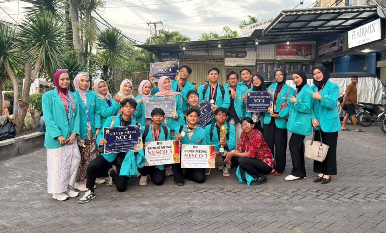 Mahasiswa UMS borong medali dan piala dalam ajang NCC 4 dan NESCO 3 di Bali