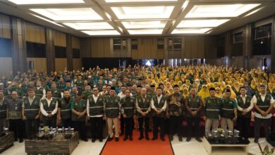 Pengukuhan 1.014 Satgas GreenMu oleh Muhammadiyah Banyumas di Java Heritage Hotel Purwokerto