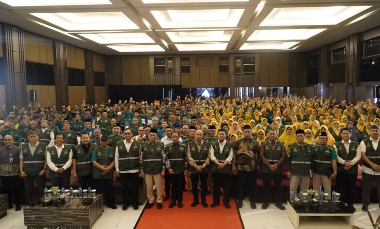 Pengukuhan 1.014 Satgas GreenMu oleh Muhammadiyah Banyumas di Java Heritage Hotel Purwokerto