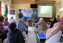 Suasana Rapat Paguyuban Wali Murid SD Muhammadiyah PK Banyudono untuk mendidik anak di era digita