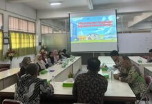 Suasana acara Welcoming dan Pembekalan Mahasiswa Inbound Mobility UKM Malaysia di Fakultas Geografi UMS