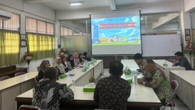 Suasana acara Welcoming dan Pembekalan Mahasiswa Inbound Mobility UKM Malaysia di Fakultas Geografi UMS