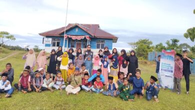 Da'i LDK Menjaga Api Dakwah di Pelosok Raja Ampat Melalui Strategi Dakwah Bersistem bersama anak-anak di kawasan 3T Salawati Tengah.