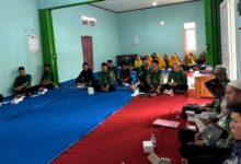 Jajaran pimpinan PDM Temanggung dan PCM Jumo saat menghadiri kegiatan turba di Jumo, Temanggung.