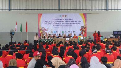 Pembukaan Kejurda Tapak Suci Purworejo 2026 dihadiri jajaran pimpinan PDM dan ratusan pesilat