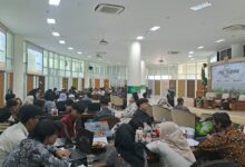 Suasana pelatihan i-Tree oleh Prodi Arsitektur UMS di Ruang Seminar Gedung Induk Siti Walidah