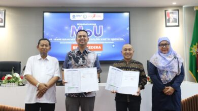 Penandatanganan MoU layanan fisioterapi Klinik Tambaksari UMP antara PT Uempe Insan Medika dan PT Teknologi Kinetik Indonesia Bebas Cedera.