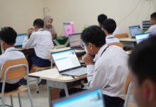 Suasana Ujian Digital Paperless ATS Ganjil Siswa SMP UMP Purwokerto