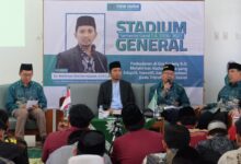 Ketua MPKSDI PP Muhammadiyah Bachtiar Dwi Kurniawan menyampaikan materi kuliah umum Stadium General Pondok Shabran UMS untuk mencetak kader ulama Muhammadiyah.