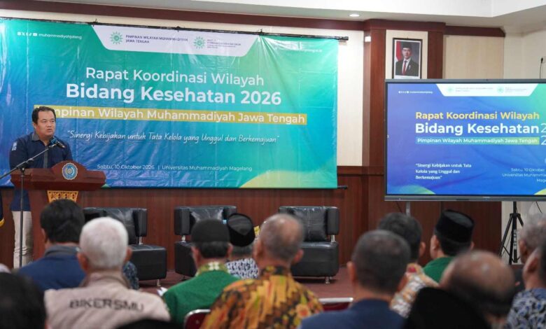 Suasana Rapat Koordinasi Wilayah Rumah Sakit Muhammadiyah Jawa Tengah di UNIMMA Magelang.