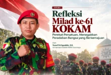 Yusuf Fa'iquddin mengenakan seragam KOKAM untuk feature image opini Refleksi Milad ke-61 KOKAM.