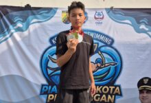 Garis Lintang Katulistiwa siswa SMP Mutual Kota Magelang memegang tiga medali Kejurprov Piala Wali Kota Pekalongan 2026