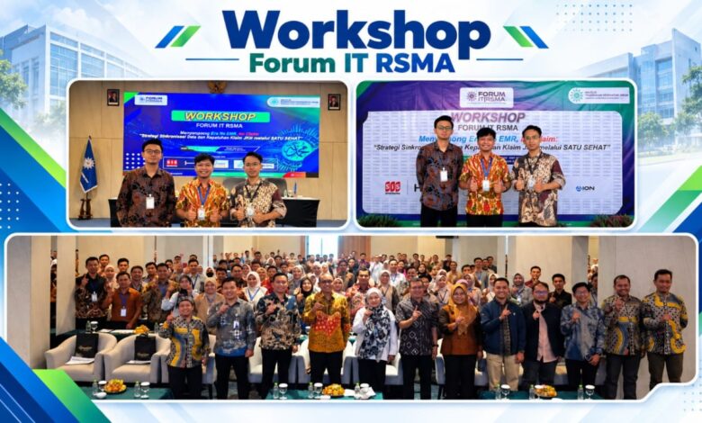 Delegasi RS UMS A.R. Fachrudin saat menghadiri Workshop IT Rumah Sakit Muhammadiyah 'Aisyiyah di Yogyakarta.
