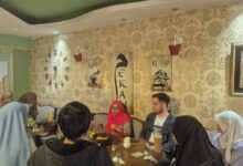 Tim PkM-KI UMS saat berdiskusi bersama mahasiswa Indonesia dan peserta lokal di Turki.