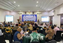 Suasana Klinik Percepatan Progres Fisik dan Pencairan Dana Tahap 2 Program Revitalisasi SMP di Jawa Tengah bersama UMS.