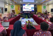 Asesmen lapangan akreditasi Magister Pendidikan Matematika UMPWR oleh tim asesor LAMDIK di Ruang Seminar UMPWR.