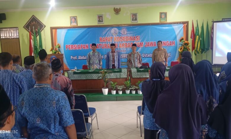 Suasana rapat koordinasi FGM Boyolali membahas strategi PPDB sekolah Muhammadiyah dan Silaturahmi Akbar.