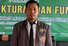 Akademisi Universitas Muhammadiyah Bima Salmin M.Pd dalam momen Hari Santri 2026