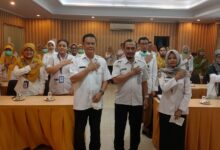 Perwakilan RS UMS A.R. Fachrudin dan nakes fasyankes Surakarta saat ikuti pelatihan penanganan ISPA pada anak bersama Dinkes Surakarta.
