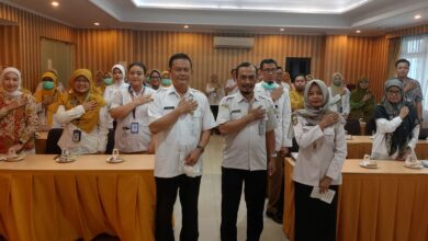 Perwakilan RS UMS A.R. Fachrudin dan nakes fasyankes Surakarta saat ikuti pelatihan penanganan ISPA pada anak bersama Dinkes Surakarta.