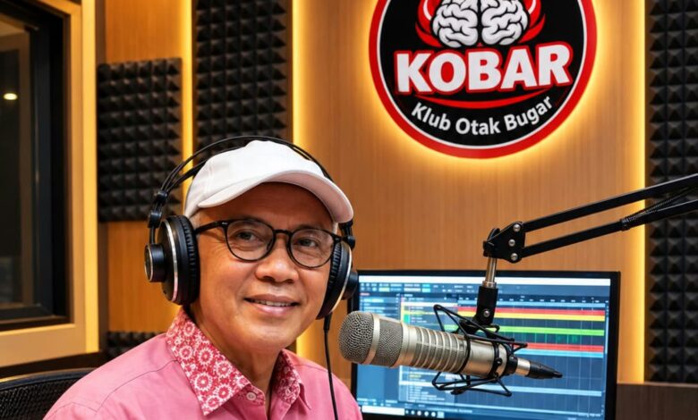 Zenza TekSas, pendiri Klub Otak Bugar, saat mengisi Podcast Pekanan kolaborasi dengan LSBO PDM Kota Bekasi.