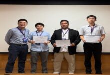 Dwi Jatmoko UMPWR saat penyerahan sertifikat kerja sama internasional UMPWR NTUST Taiwan di forum AASVET 2026