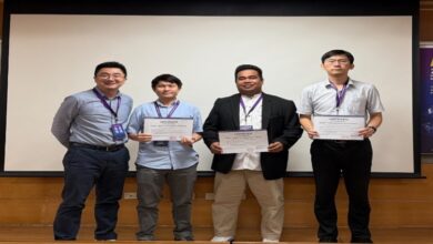 Dwi Jatmoko UMPWR saat penyerahan sertifikat kerja sama internasional UMPWR NTUST Taiwan di forum AASVET 2026