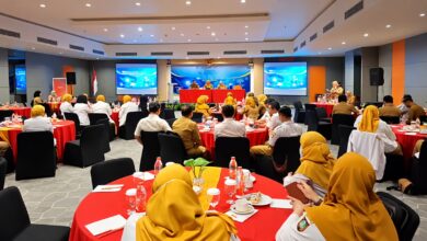 Suasana Rapat Koordinasi Lintas Sektor yang dihadiri perwakilan RS UMS A.R. Fachrudin di POP! Hotel Solo.
