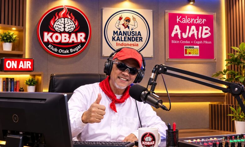 Ir H Zen Zainul HP pendiri KOBAR saat membedah manfaat sujud untuk kesehatan otak dan jiwa di Podcast Pekanan LSBO PDM Kota Bekasi.